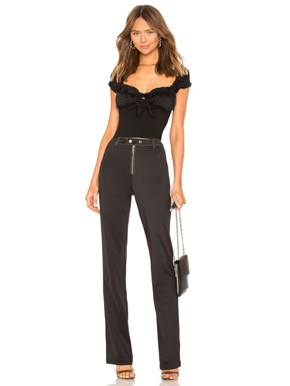 I.AM.GIA Naomi Ruffle Bustier Top Size Xs - Picture 6 of 12